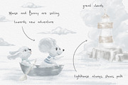 Sea adventure. Little sailors, an Illustration by MeadowFox (Thumbnail 3 of 8)