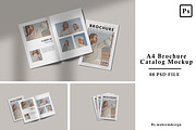 A4 Brochure Catalog Mockup, a Books & Magazine Mockup by mahremdesign (Thumbnail 1 of 9)