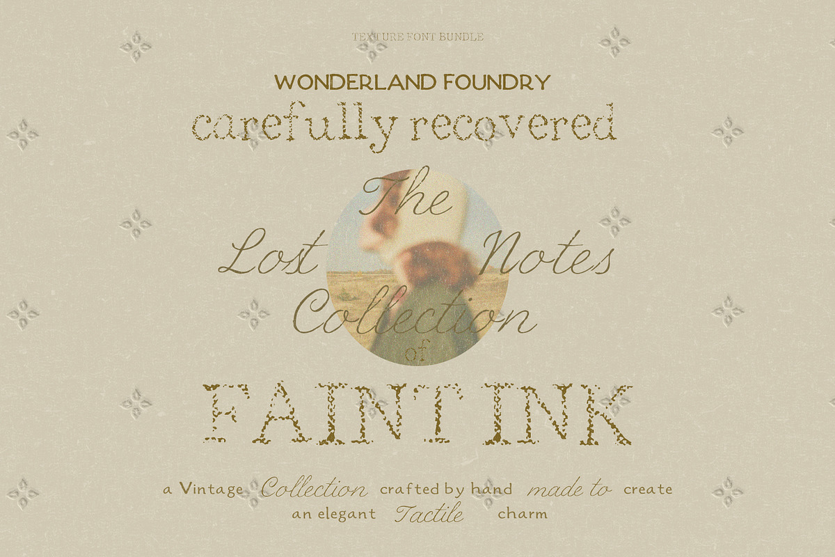 Handwritten Ink Pencil Texture Fonts, a Handwritten Font by Laras Wonderland (Photo 1 of 21)