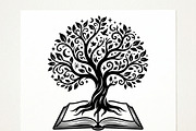 Elegant dream tree silhouette design, a Healthcare Illustration by Amazin_art (Thumbnail 31 of 43)