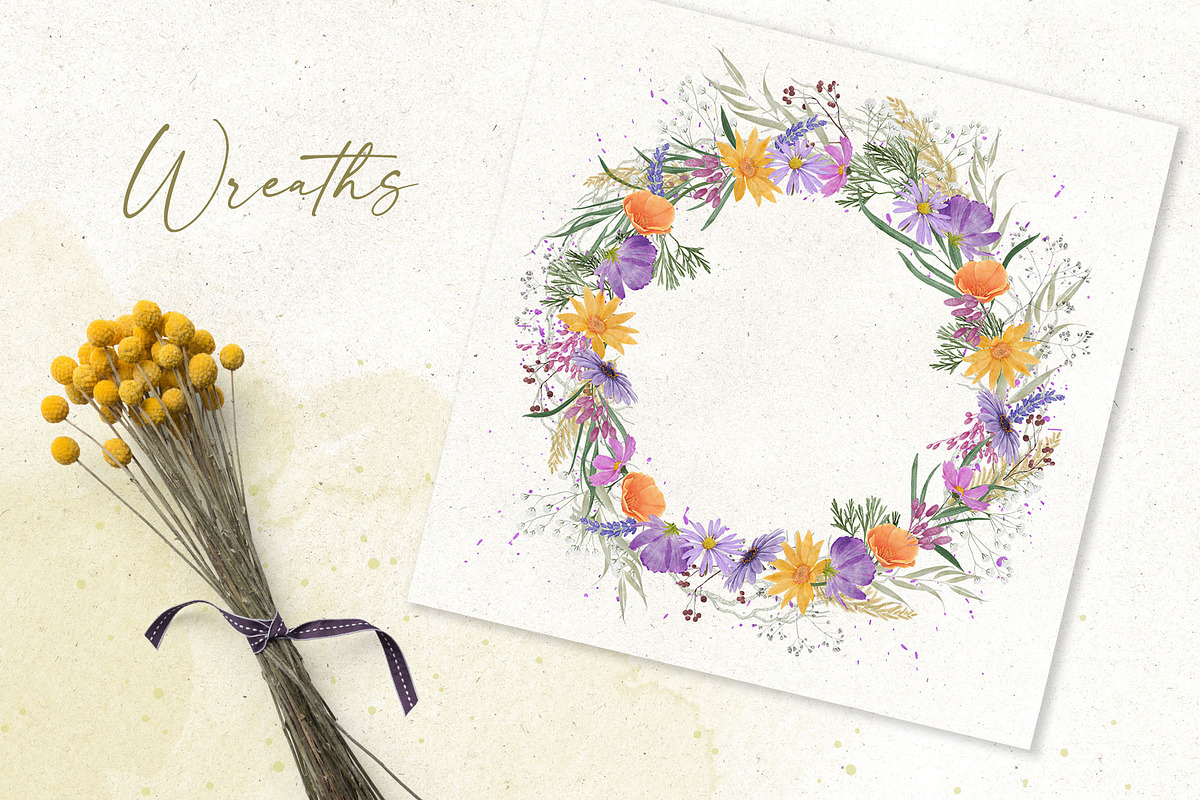 Weeds & Wildflowers Design Set, an Illustration by Maggie Stilwell Design (Photo 6 of 16)