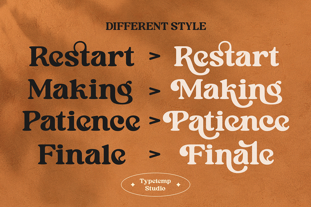 Maguen Modern Retro Display, a Sans Serif Font by Typetemp Studio (Photo 10 of 14)