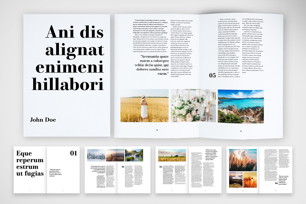 Sustainability magazine, a Print Template by McLittle Stock (Photo 1 of 6)