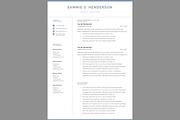 Professional Resume Template, a Resume Template by Advaita Printables (Thumbnail 6 of 6)