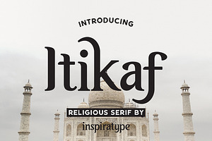 Itikaf - Religious Serif, a Serif Font by Inspiratype