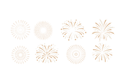 Firework Explosions Set, an Object Graphic by Sinando Studio (Thumbnail 3 of 3)