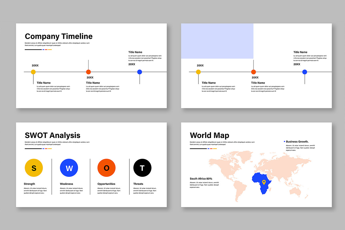 Clean And Minimal Business, a Presentation Template by Mighty-Slide (Photo 5 of 6)