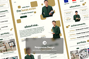 Lucas - Student Portfolio Landing, a Landing Page Template by productype1 (Thumbnail 3 of 5)