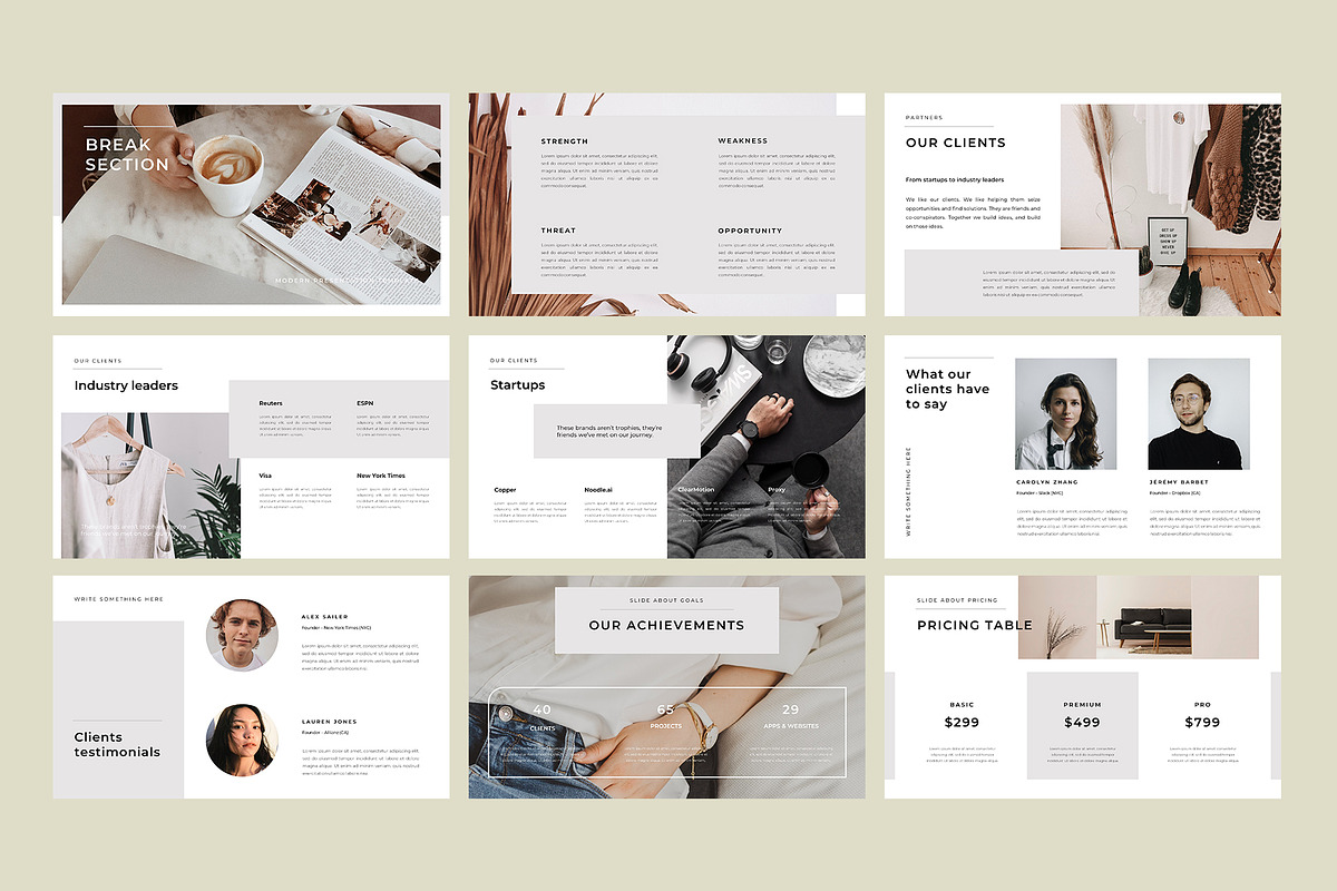 Avera - PowerPoint Template, a Presentation Template by Bervisual (Photo 5 of 9)