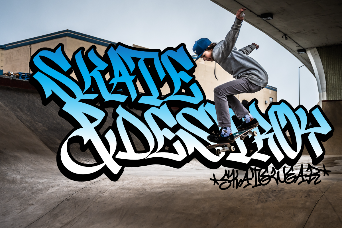 Wildside Urban Graffiti Font, a Blackletter Font by Ronny Studio (Photo 5 of 12)