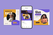 Thanksgiving Sale Instagram Post, a Social Media Template by MikroType Std (Thumbnail 4 of 4)