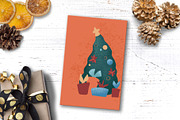 Silent Christmas Greeting Cards, a Decorative Illustration by RabbitAndPencil (Thumbnail 7 of 8)