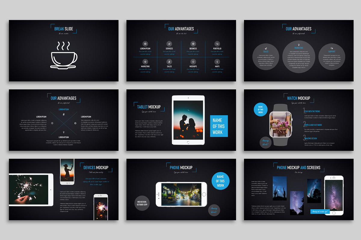 Duende Dark - Powerpoint Template, a Presentation Template by Helga_Design (Photo 8 of 16)