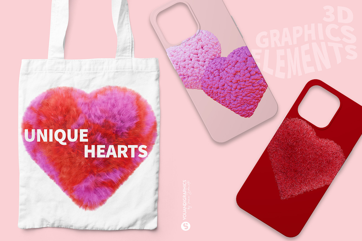 Love Crafted Hearts Graphics, a Graphic by Youandigraphics (Photo 9 of 17)