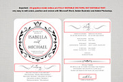 Wedding Program Fan SHR379, an Invitation Template by Shafura_Wedding (Thumbnail 3 of 4)