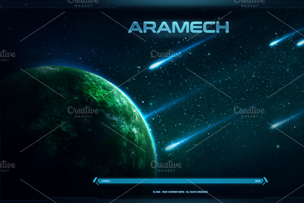 Aramech User Interface, a Graphic by Kodiak Graphics (Photo 17 of 21)