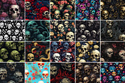 1000+ Halloween Digital Paper Bundle, a Wallpaper Photo by Chipshpow Graphics (Thumbnail 7 of 10)