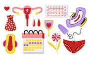 Menstrual Cycle & Women's Health, a Healthcare Illustration by the_myro (Thumbnail 1 of 7)