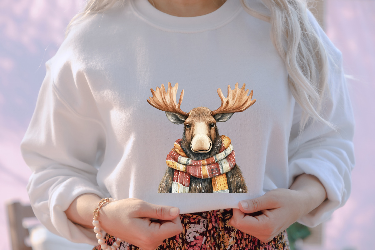 North Christmas Watercolor Clipart, an Illustration by designcity5 (Photo 4 of 5)