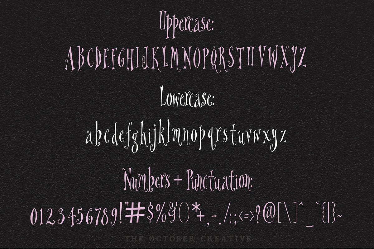 Drunk Cherub Whimsical Display Font, a Handwritten Font by The October Creative (Photo 2 of 8)