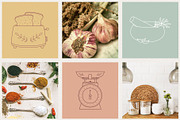 Kitchen & Cooking Icons, an Outline Icon by NatalieArtShop (Thumbnail 4 of 16)