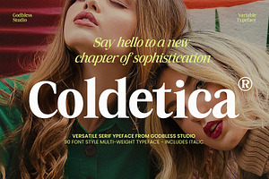 Coldetica - Serif Variable, a Serif Font by Godbless Studio