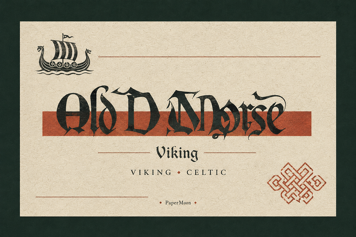 Braewick - Medieval Display Font, a Serif Font by PaperMoon (Photo 13 of 14)