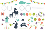 Spring & Easter Vector Set, an Animal Illustration by nordicworker (Thumbnail 5 of 5)