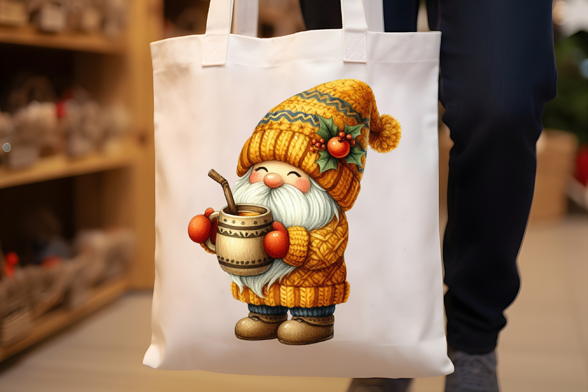 Watercolor Fall gnome Clipart, an Illustration by Rose Art (Photo 8 of 8)