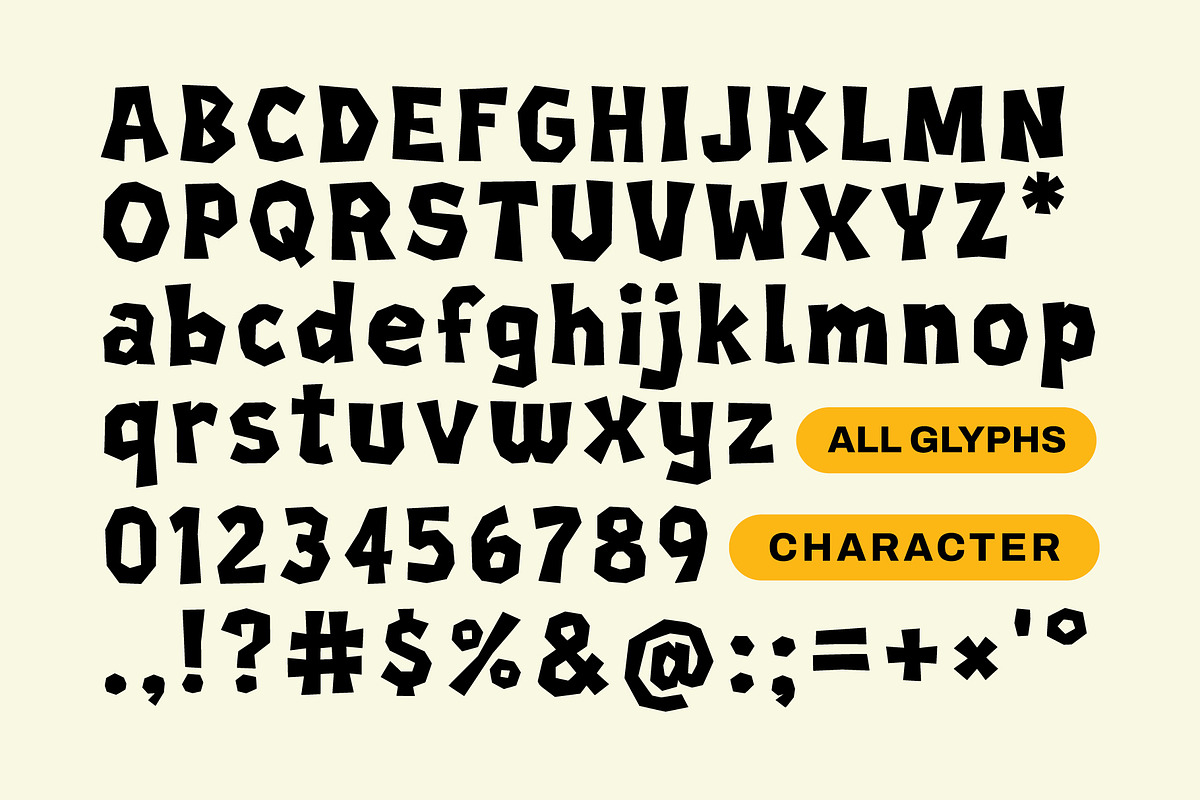 Proske Drawn - Funky Typeface, a Sans Serif Font by Lettermine (Photo 7 of 10)