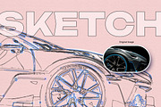 Creative Sketch Photo Effect, a Layer Style Add-On by veila.me (Thumbnail 6 of 8)