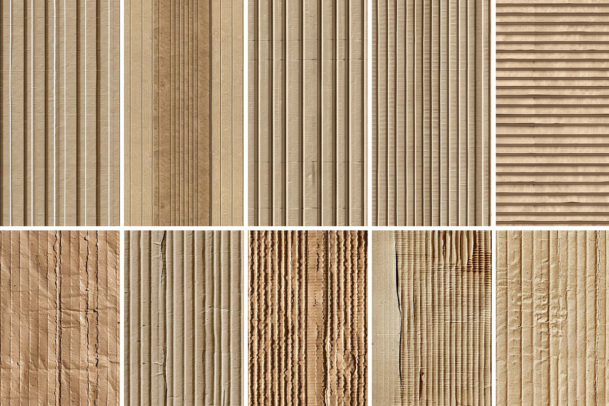 Cardboard Seamless Texture, Brown, a Pattern Graphic by BrushstrokeArtGB (Photo 8 of 11)