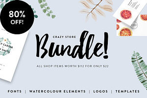 Font and Graphic Bundle | 80% off!