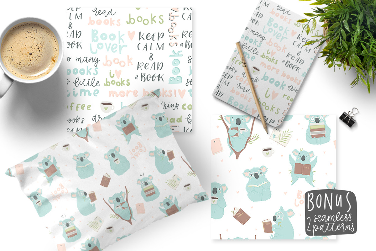 Koala - Book lover, an Animal Illustration by Artnis (Photo 5 of 6)