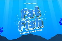 Fat Fish – Cartoon Gaming Font