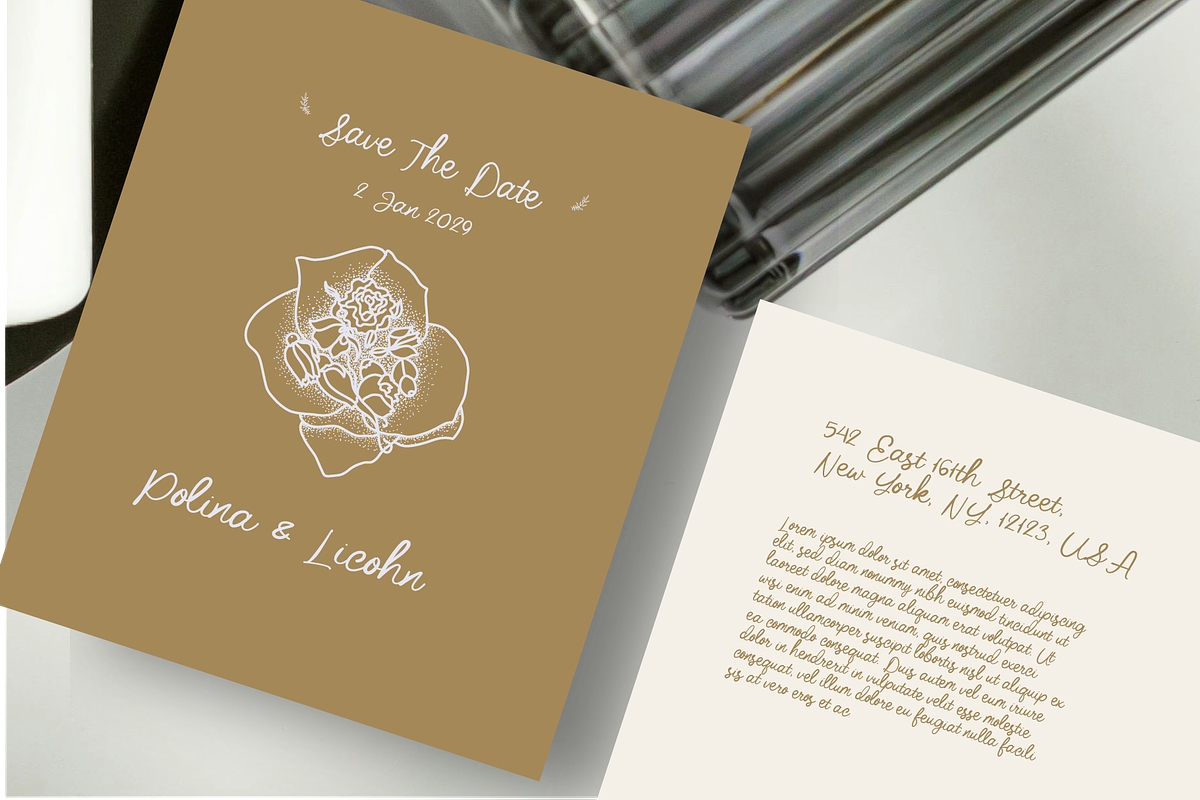 The Blooming Script, a Script Font by Muwatta Studio (Photo 8 of 11)