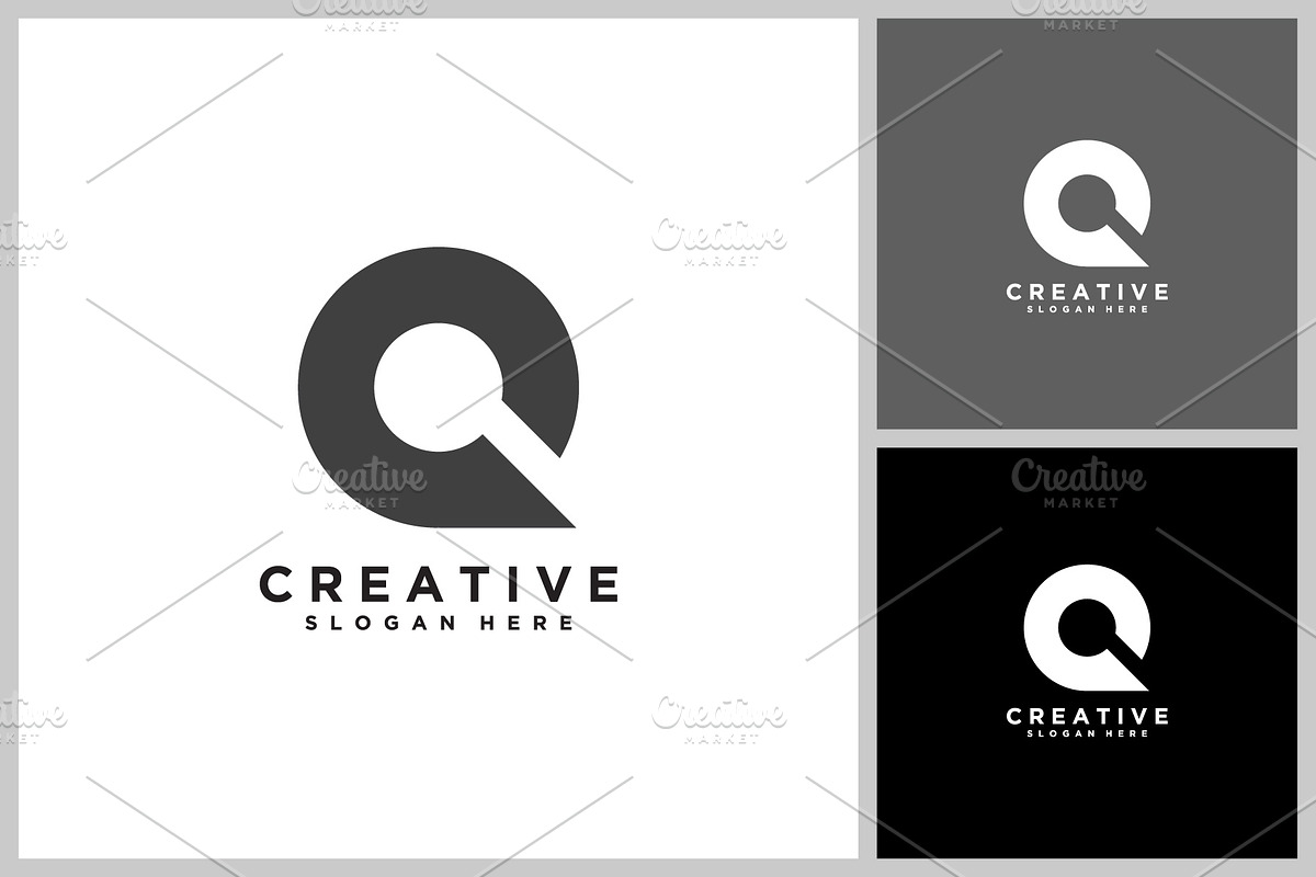 initial letter Q logo vector design, a Branding & Logo Template by quadrazo