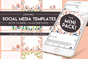 Social media templates-The Mini Pack, a Social Media Template by Jelligun (Thumbnail 1 of 4)