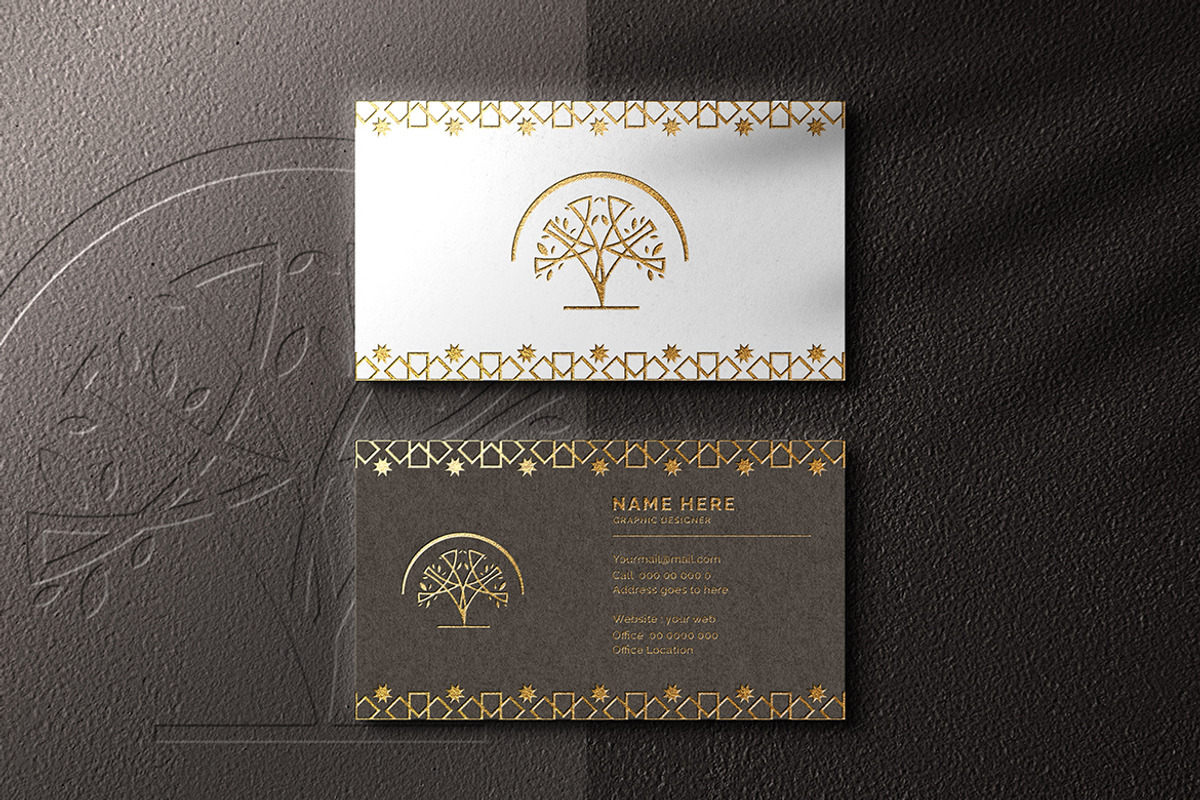 Business Card Mockups Design, an Advertising Mockup by Artlogs (Photo 3 of 3)