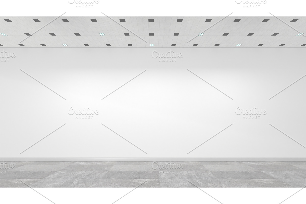 Empty room interior with white walls, an Architecture 3D Model by Marozhkastudio