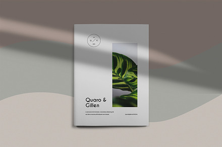 Quaro & Gillen - Botanical Brochure, a Magazine Template by KAZ by IanMikraz Studio