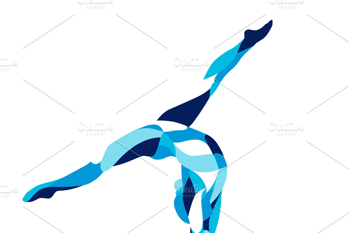 Set of stylized people in sport, an Illustration by Infinity Creativity (Photo 16 of 21)