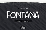 Fontana Font, a Sans Serif Font by YandiDesigns (Thumbnail 1 of 4)
