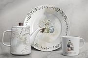Cottage Kitchen Pottery & Dishes, a Food Illustration by plaidGecko (Thumbnail 7 of 8)