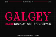 Galgey Blur, a Serif Font by Craft Supply Co. (Thumbnail 1 of 8)