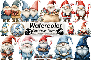 Cute Christmas Gnome Sublimation, an Illustration by Black Bird Studio