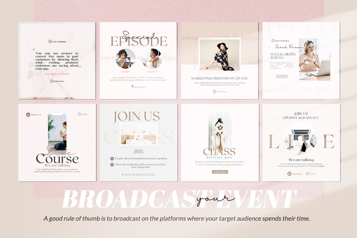 Instagram Creator For Coach CANVA, a Social Media Template by goodesign (Photo 5 of 17)