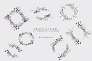 Watercolor Wildflower Clipart Set, an Illustration by Patishop Art (Thumbnail 15 of 23)
