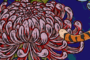 Tiger, candle, chrysanthemums, a Pattern Graphic by NayaChu (Thumbnail 9 of 9)