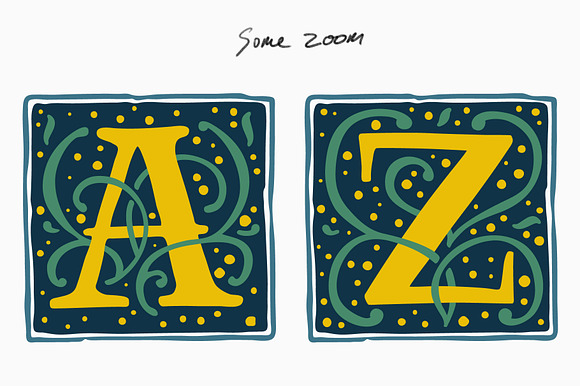 Renaissance Initials fonts preview 8